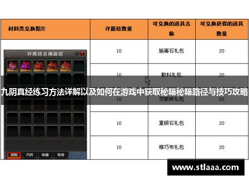 九阴真经练习方法详解以及如何在游戏中获取秘籍秘籍路径与技巧攻略